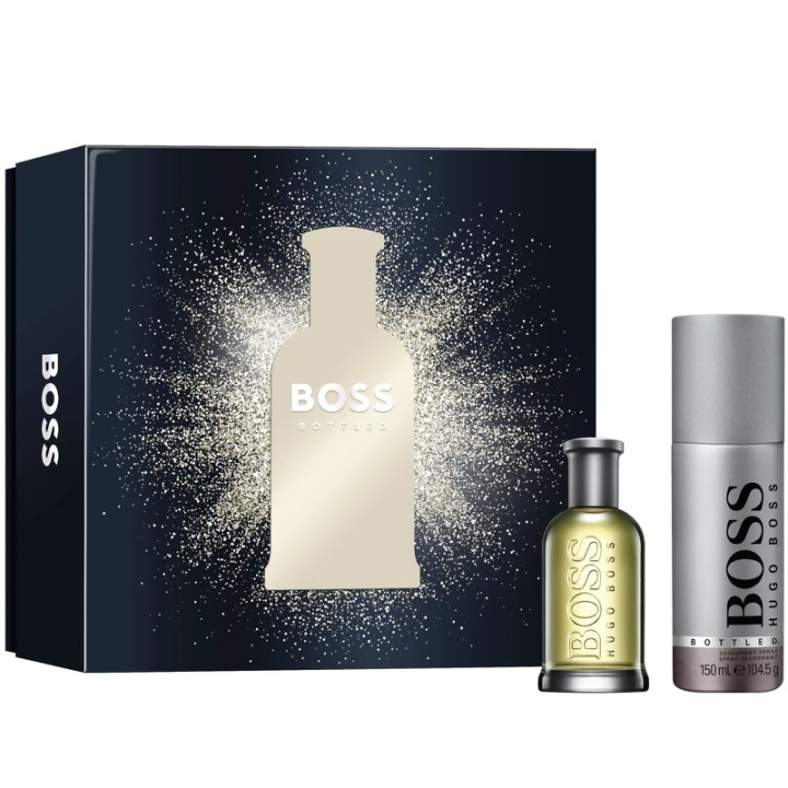 Hugo Boss Giftset Bottled Edt 50ml + Deo Spray 150ml in the group BEAUTY & HEALTH / Gift sets / Gift sets for him at TP E-commerce Nordic AB (C47676)