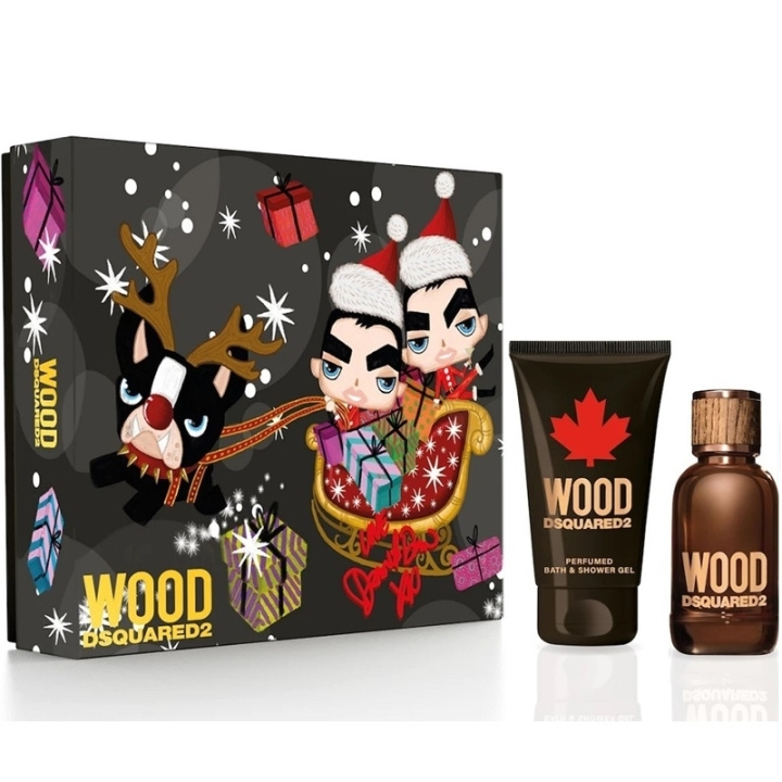 Giftset Dsquared2 Wood Pour Homme Edt 30ml + Sg 50ml in the group BEAUTY & HEALTH / Gift sets / Gift sets for him at TP E-commerce Nordic AB (C47680)