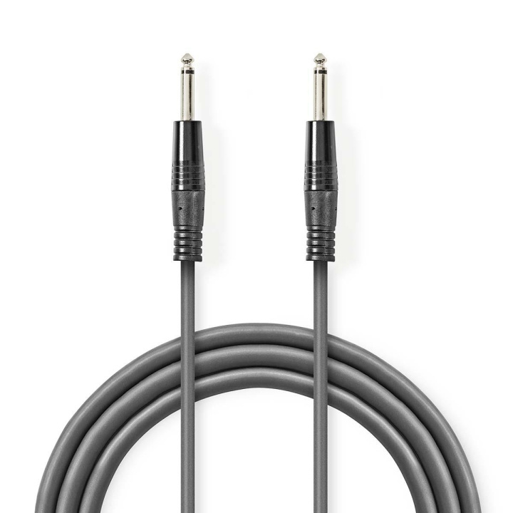 Nedis Mono Audio Cable | 6.35 mm Male | 6.35 mm Male | Nickel Plated | 3.00 m | Round | PVC in the group HOME ELECTRONICS / Cables & Adapters / Audio analog / 3.5 mm at TP E-commerce Nordic AB (C47702)