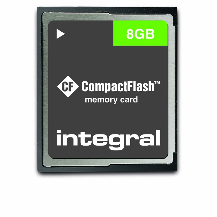 Integral CF (Compact Flash) Memory Card 8 GB in the group HOME ELECTRONICS / Storage media / Memory cards / Compact Flash at TP E-commerce Nordic AB (C47730)