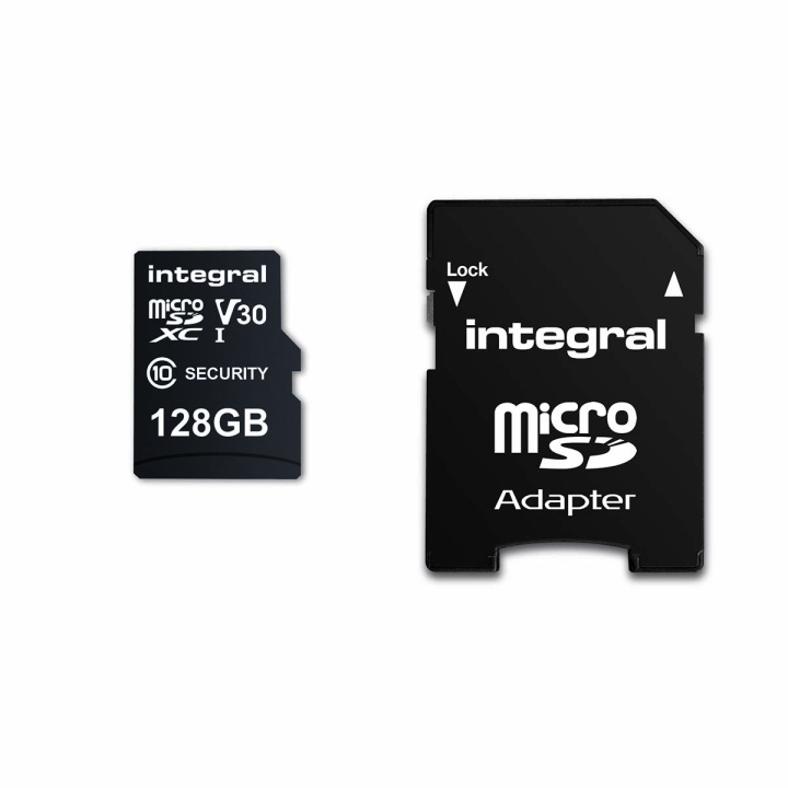 Integral 128 GB Security Camera microSD card for Dash Cams, Home Cams, CCTV, Body Cams & Drones in the group HOME ELECTRONICS / Storage media / Memory cards / MicroSD/HC/XC at TP E-commerce Nordic AB (C47733)