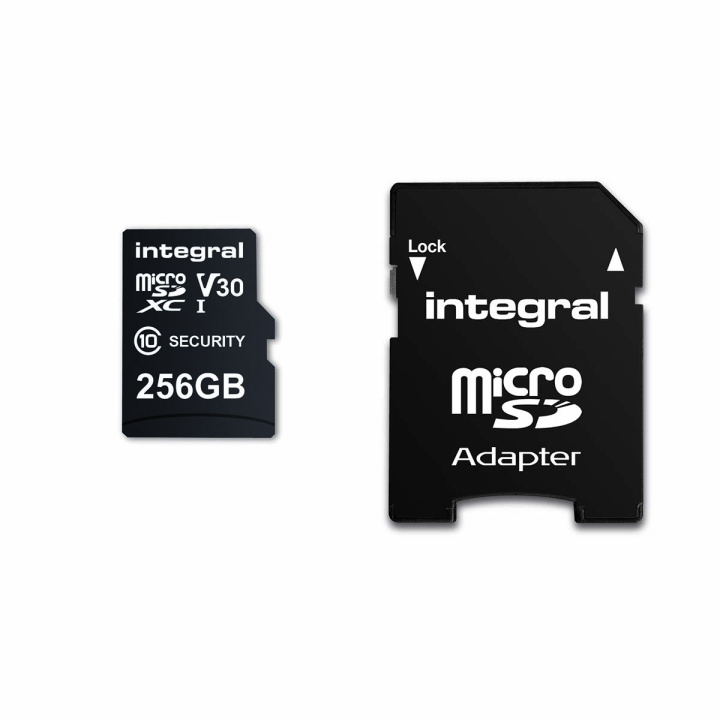 Integral 256 GB Security Camera microSD card for Dash Cams, Home Cams, CCTV, Body Cams & Drones in the group HOME ELECTRONICS / Storage media / Memory cards / MicroSD/HC/XC at TP E-commerce Nordic AB (C47734)