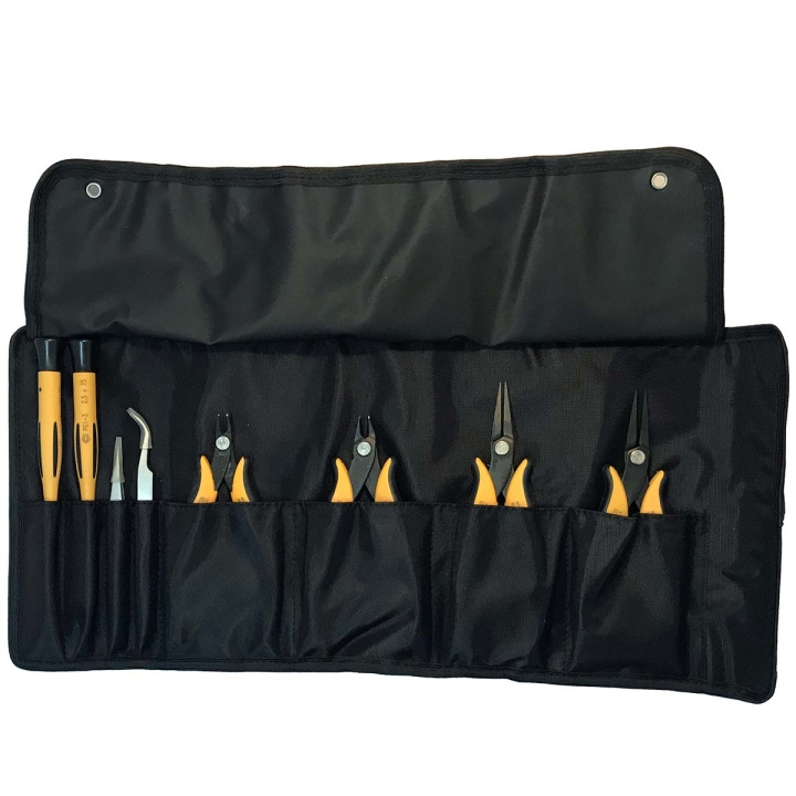 Piergiacomi Set of 8 pieces different hand tools (2 tweezers, 2 cutters, 2 pliers and 2 screwdrivers) in the group HOME, HOUSEHOLD & GARDEN / Tools / Other tools & Accesories at TP E-commerce Nordic AB (C47762)