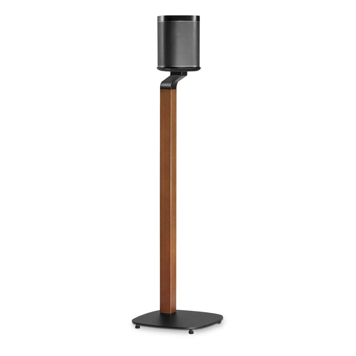 Nedis Speaker Mount | Compatible with: Sonos® One SL™ / Sonos® One™ / Sonos® PLAY:1™ | Stand | 10 kg | Fixed | Metal / Wood | Black / Brown in the group HOME ELECTRONICS / Audio & Picture / Speakers & accessories / Speaker mounts at TP E-commerce Nordic AB (C47775)