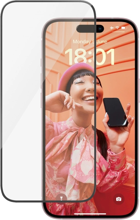 PanzerGlass Ultra-wide Fit with Aligner -skyddsglas, iPhone 15 in the group SMARTPHONE & TABLETS / Phone cases / Apple / iPhone 15 at TP E-commerce Nordic AB (C47964)