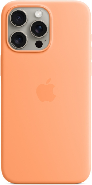 Apple iPhone 15 Pro Max silikonfodral med MagSafe, sorbet orange in the group SMARTPHONE & TABLETS / Phone cases / Apple / iPhone 15 at TP E-commerce Nordic AB (C47974)