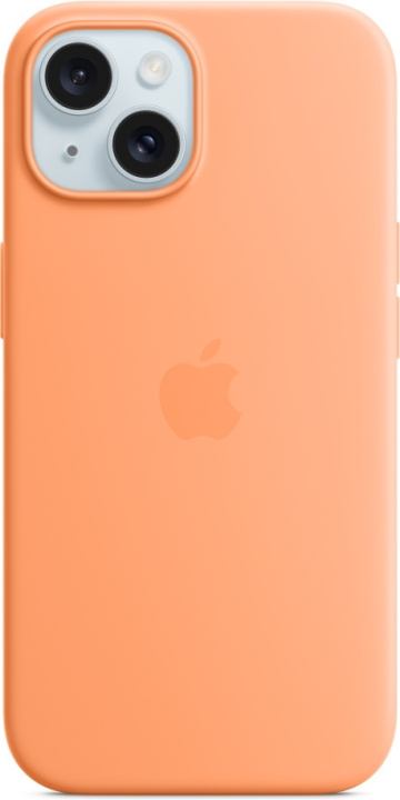Apple iPhone 15 silikonfodral med MagSafe, sorbet orange in the group SMARTPHONE & TABLETS / Phone cases / Apple / iPhone 15 at TP E-commerce Nordic AB (C48011)