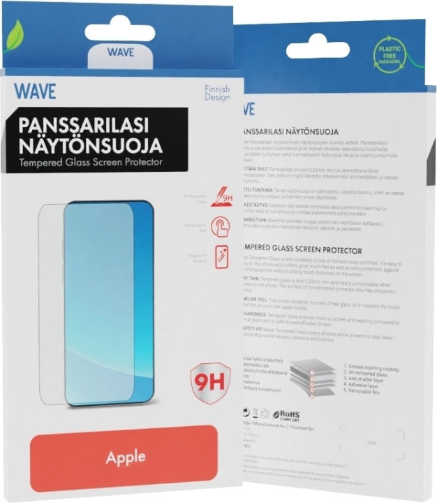 Wave pansarglas, iPhone 15 Pro Max in the group SMARTPHONE & TABLETS / Phone cases / Apple / iPhone 15 at TP E-commerce Nordic AB (C48045)