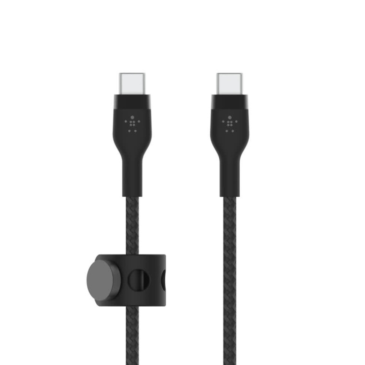 Belkin BOOST CHARGE USB-C to USB-C 2.0 Braided Silicon, 1m, Black in the group COMPUTERS & PERIPHERALS / Computer cables / USB / USB-C at TP E-commerce Nordic AB (C48193)