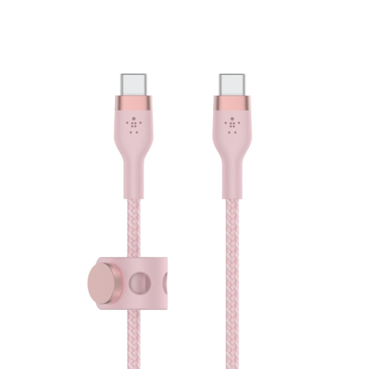 Belkin BOOST CHARGE USB-C to USB-C 2.0 Braided Silicon, 1m, Pink in the group COMPUTERS & PERIPHERALS / Computer cables / USB / USB-C at TP E-commerce Nordic AB (C48194)