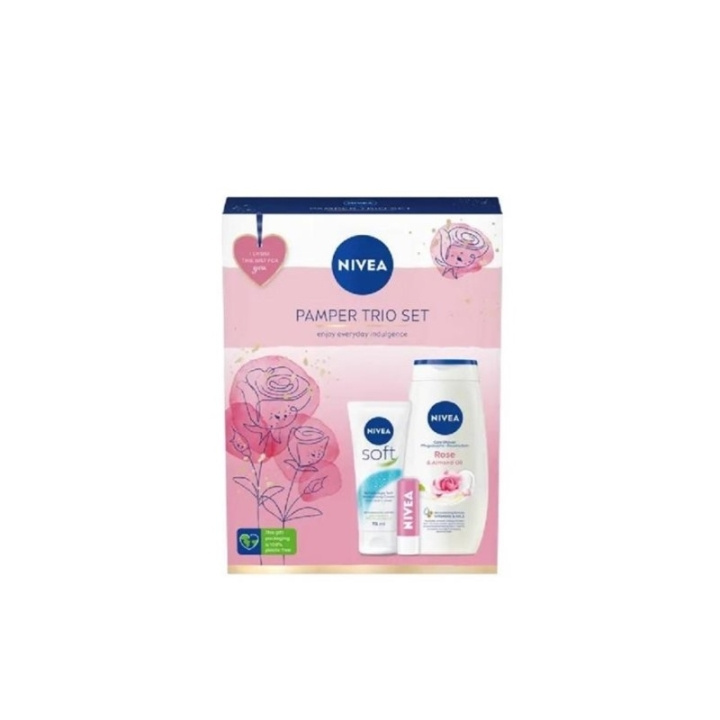 Nivea Pamper Trio Gift Set in the group BEAUTY & HEALTH / Gift sets / Gift sets for her at TP E-commerce Nordic AB (C48241)