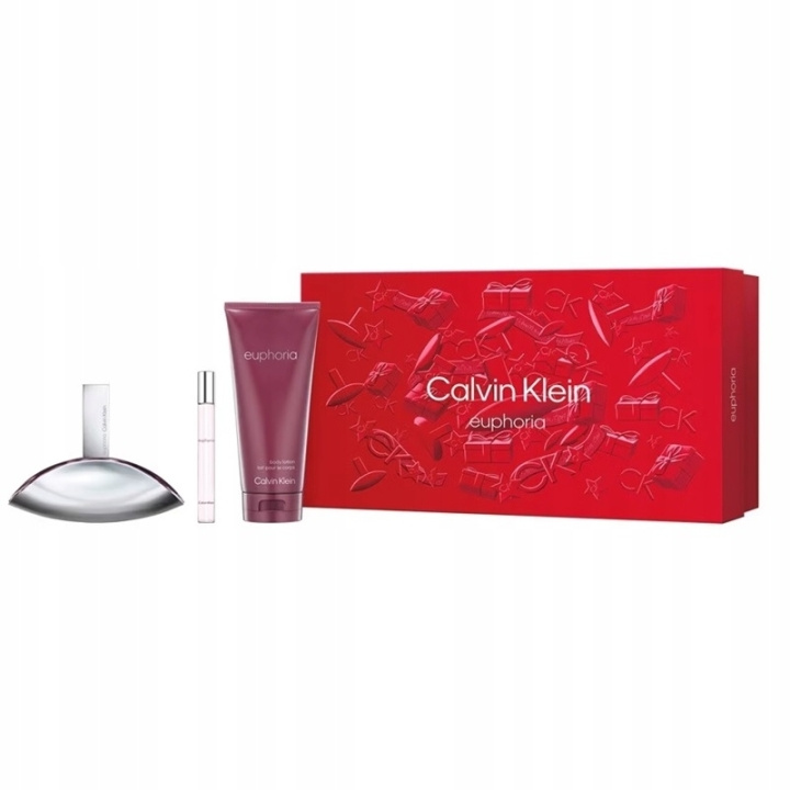 Calvin Klein Giftset Calvin Klein Euphoria Edp 100ml + Edp 10ml + Body lotion 200ml in the group BEAUTY & HEALTH / Gift sets / Gift sets for her at TP E-commerce Nordic AB (C48244)
