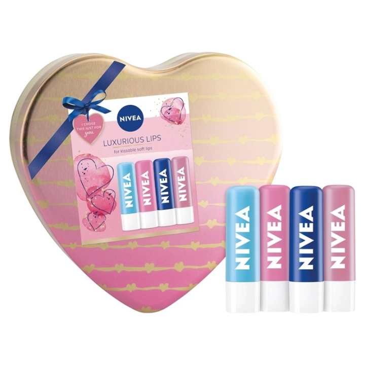 Nivea Luxurious Lips Gift Set in the group BEAUTY & HEALTH / Gift sets / Gift sets for her at TP E-commerce Nordic AB (C48245)