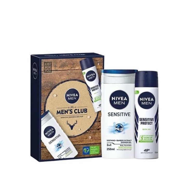 Nivea Men Club Sensitive Kit in the group BEAUTY & HEALTH / Gift sets / Gift sets for him at TP E-commerce Nordic AB (C48247)