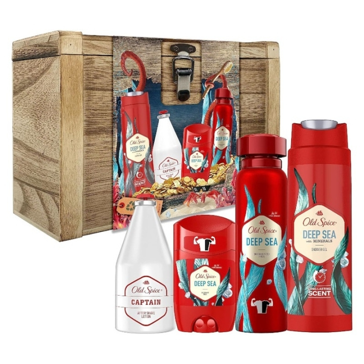 Old Spice Giftset Old Spice Captains Treasure Chest in the group BEAUTY & HEALTH / Gift sets / Gift sets for him at TP E-commerce Nordic AB (C48251)