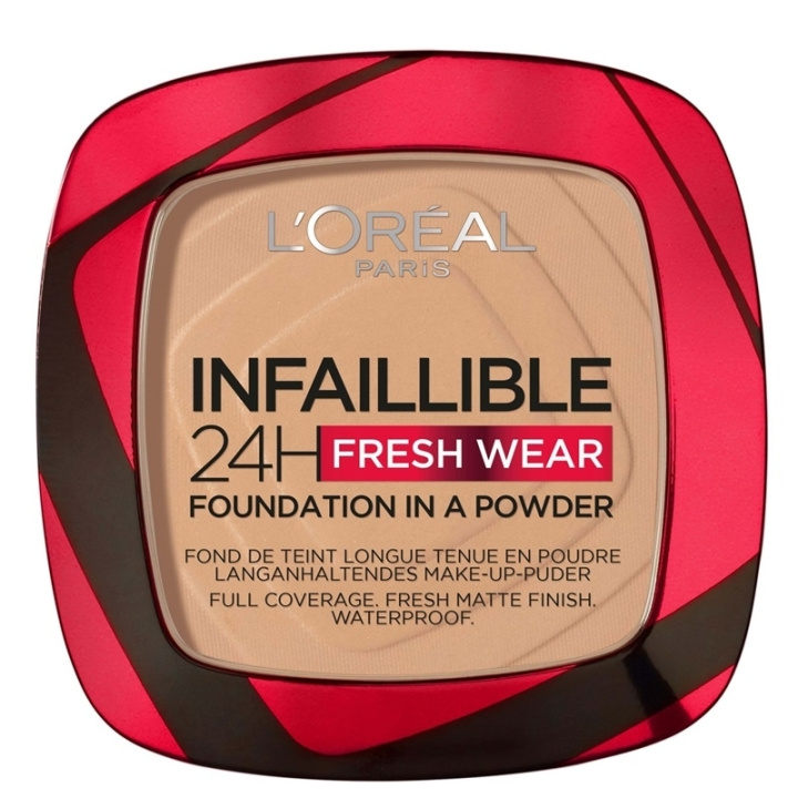 L\'ORÉAL PARIS L\'Oreal Infaillible 24h Fresh Wear Powder Foundation Golden Beige 140 in the group BEAUTY & HEALTH / Makeup / Facial makeup / Foundation at TP E-commerce Nordic AB (C48267)