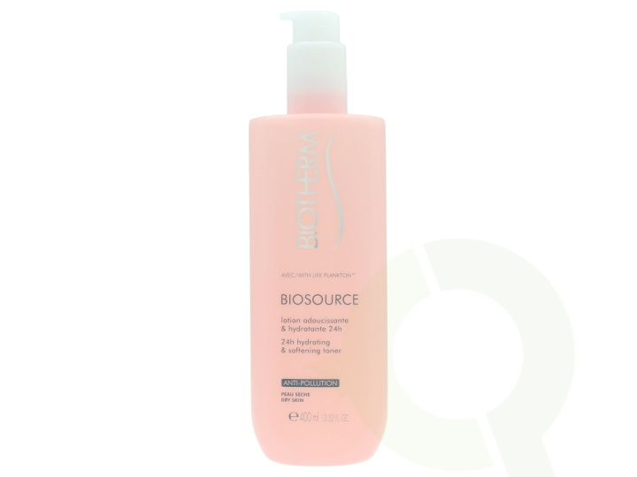 Biotherm Biosource 24H Hydrating Softening Toner 400 ml Dry Skin/Suitable For Sensitive Skin/With Life Plankton/24H in the group BEAUTY & HEALTH / Skin care / Face / Cleaning at TP E-commerce Nordic AB (C48377)