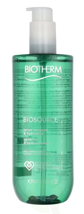 Biotherm Biosource Hydrating Tonifying Toner 400 ml Normal/Combination Skin 24H in the group BEAUTY & HEALTH / Skin care / Face / Cleaning at TP E-commerce Nordic AB (C48381)