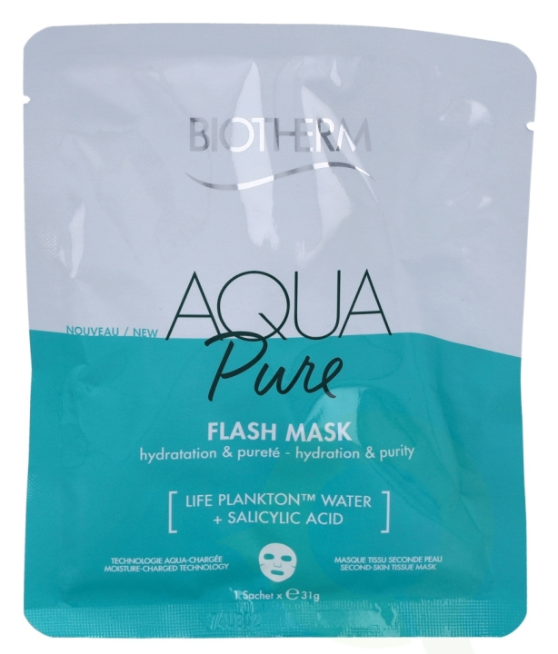 Biotherm Aqua Pure Flash Mask 31 gr Hydration & Purity in the group BEAUTY & HEALTH / Skin care / Face / Masks at TP E-commerce Nordic AB (C48430)