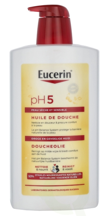 Eucerin pH5 Shower Oil w/Pump 1000 ml in the group BEAUTY & HEALTH / Hair & Styling / Hair care / Schampoo at TP E-commerce Nordic AB (C48468)