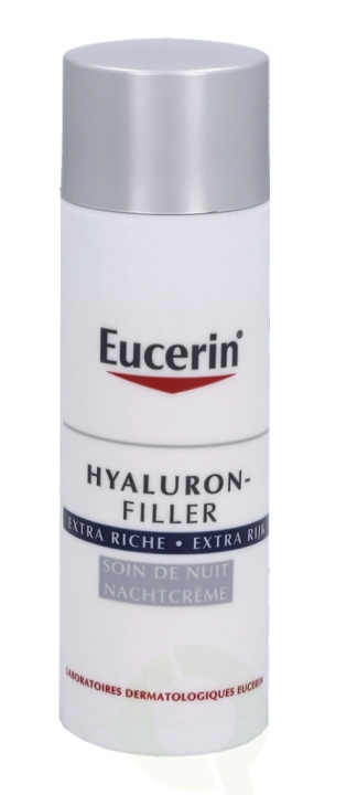 Eucerin Hyaluron-Filler Night Cream Extra Rich 50 ml in the group BEAUTY & HEALTH / Skin care / Face / Night cream at TP E-commerce Nordic AB (C48470)