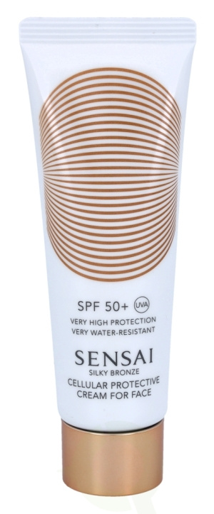 Sensai Silky Bronze Cellular Protective Face Cream SPF50+ 50 ml in the group BEAUTY & HEALTH / Skin care / Tanning / Sunscreen at TP E-commerce Nordic AB (C48488)