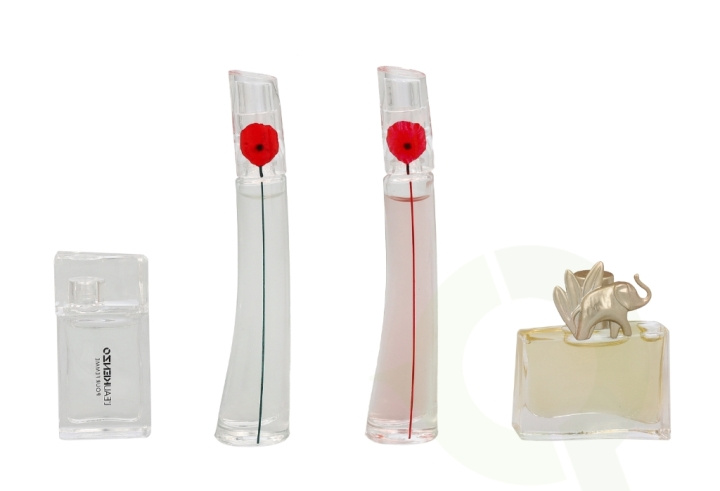 Kenzo Miniatures Collection Women 18 ml Flower Edp 4ml/Flower By Poppy Bouquet Edp 4ml/L\'eau Kenzo Pour Femme Edt 5ml/Jungle Edp 5ml in the group BEAUTY & HEALTH / Gift sets / Gift sets for her at TP E-commerce Nordic AB (C48566)