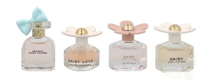 Marc Jacobs Daisy Miniatures Collection 17 ml Daisy Edt 4ml/Fresh Edt 4ml/Love Edt 4ml/Perfect Edp 5ml in the group BEAUTY & HEALTH / Gift sets / Gift sets for her at TP E-commerce Nordic AB (C48567)