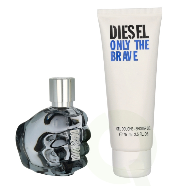 Diesel Only The Brave Pour Homme Giftset 110 ml Edt Spray 35ml/Shower Gel 75ml in the group BEAUTY & HEALTH / Gift sets / Gift sets for him at TP E-commerce Nordic AB (C48619)