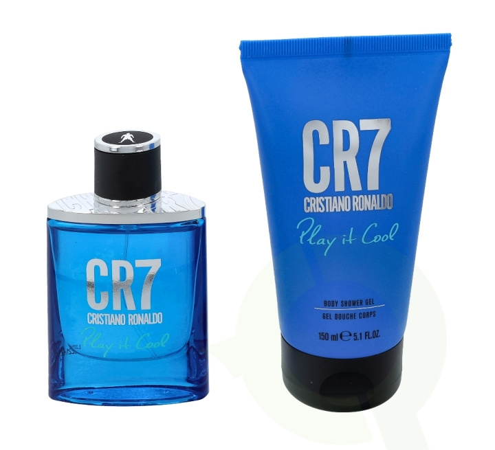 Cristiano Ronaldo CR7 Play It Cool Giftset 180 ml Edt Spray 30ml/Showergel 150ml in the group BEAUTY & HEALTH / Gift sets / Gift sets for him at TP E-commerce Nordic AB (C48642)