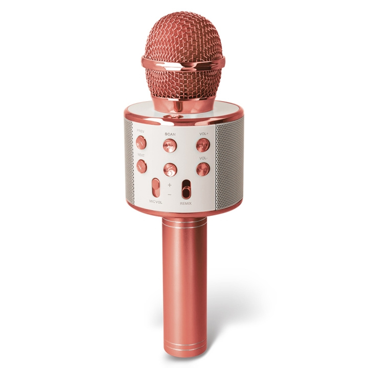 Forever Bluetooth microphone with speaker BMS-300 Lite rose gold in the group HOME ELECTRONICS / Audio & Picture / Handheld Microphones at TP E-commerce Nordic AB (C48657)
