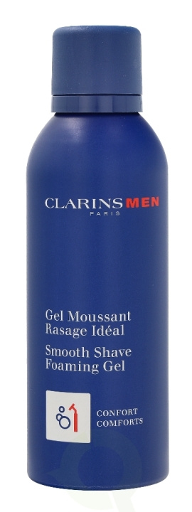 Clarins Men Smooth Shave Foaming Gel 150 ml in the group BEAUTY & HEALTH / Hair & Styling / Shaving & Trimming / Razors & Accessories at TP E-commerce Nordic AB (C48791)