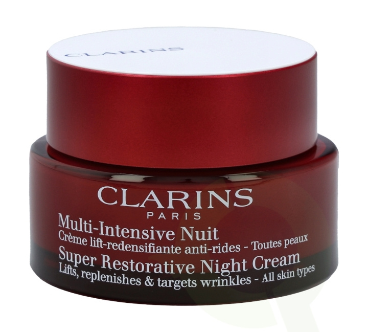 Clarins Super Restorative Night Cream 50 ml All Skin Types in the group BEAUTY & HEALTH / Skin care / Face / Night cream at TP E-commerce Nordic AB (C48813)
