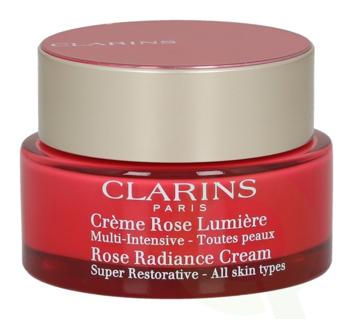 Clarins Super Restorative Rose Radiance Cream 50 ml All Skin Types in the group BEAUTY & HEALTH / Skin care / Face / Day cream at TP E-commerce Nordic AB (C48834)