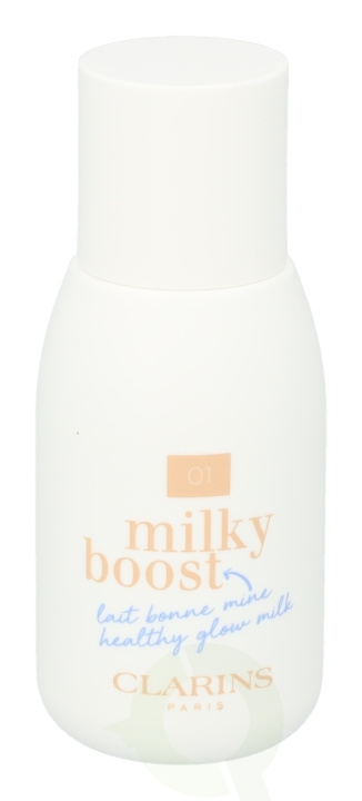 Clarins Milky Boost Skin-Perfecting Milk 50 ml #01 Milky Cream in the group BEAUTY & HEALTH / Makeup / Facial makeup / Foundation at TP E-commerce Nordic AB (C48871)