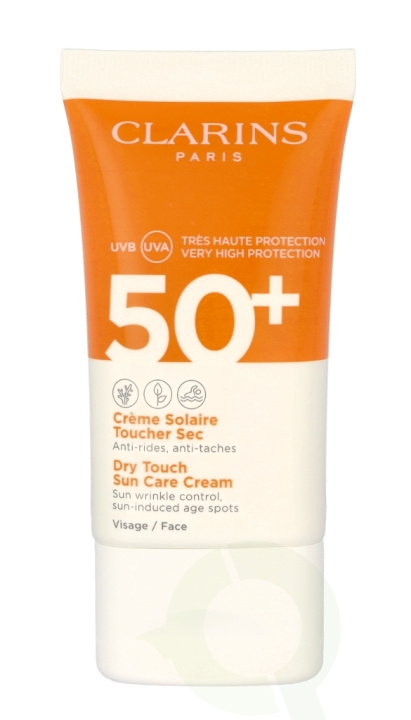Clarins Dry Touch Sun Care Cream SPF50+ 50 ml Face in the group BEAUTY & HEALTH / Skin care / Tanning / Sunscreen at TP E-commerce Nordic AB (C48896)