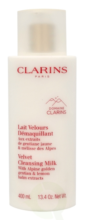 Clarins Velvet Cleansing Milk 400 ml With Alpine Golden Gentian & Lemon Balm Extracts in the group BEAUTY & HEALTH / Skin care / Face / Cleaning at TP E-commerce Nordic AB (C48911)