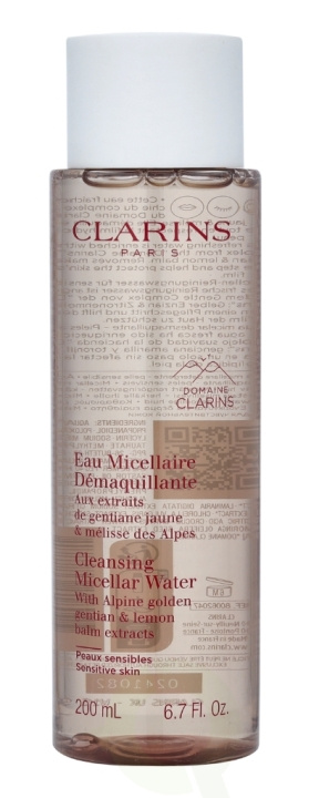 Clarins Cleansing Micellar Water 200 ml Sensitive Skin in the group BEAUTY & HEALTH / Skin care / Face / Cleaning at TP E-commerce Nordic AB (C48918)