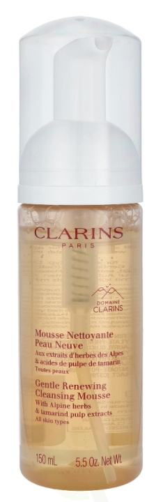 Clarins Gentle Renewing Cleansing Mousse w/Pump 150 ml in the group BEAUTY & HEALTH / Skin care / Face / Cleaning at TP E-commerce Nordic AB (C48920)