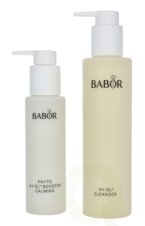 Babor Hy-Oil Cleansing Phyto Booster Calming Set 300 ml Cleansing Oil 200ml/Booster Calming 100ml - For Sensitive Skin in the group BEAUTY & HEALTH / Gift sets / Gift sets for her at TP E-commerce Nordic AB (C49198)