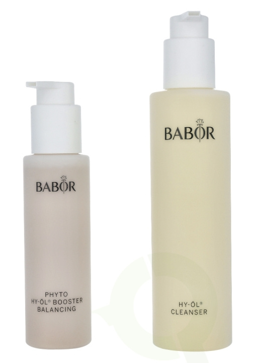 Babor Hy-Oil Cleansing Phyto Booster Balancing Set 300 ml Cleansing Oil 200ml/Booster Balancing 100ml - For Combination Skin in the group BEAUTY & HEALTH / Gift sets / Gift sets for her at TP E-commerce Nordic AB (C49199)