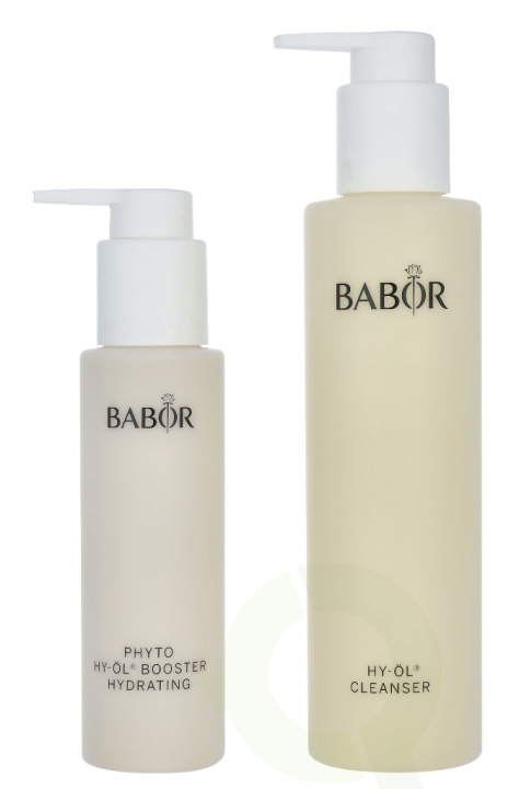 Babor Hy-Oil Cleanser & Phyto Hy-Oil Booster Hydrating Set 300 ml Cleansing Oil 200ml/Booster Hydrating 100ml - For Dry Skin in the group BEAUTY & HEALTH / Gift sets / Gift sets for her at TP E-commerce Nordic AB (C49201)