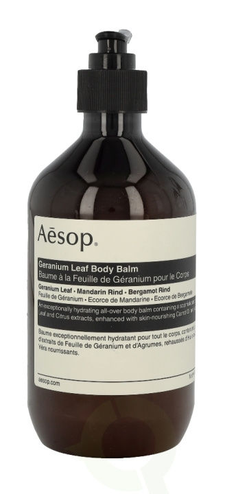 AESOP Geranium Leaf Body Balm 500 ml in the group BEAUTY & HEALTH / Skin care / Body health / Body lotion at TP E-commerce Nordic AB (C49331)