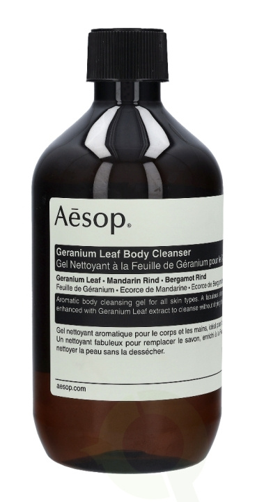 AESOP Geranium Leaf Body Cleanser 500 ml With Srew Cap in the group BEAUTY & HEALTH / Skin care / Body health / Bath & Shower gels at TP E-commerce Nordic AB (C49332)