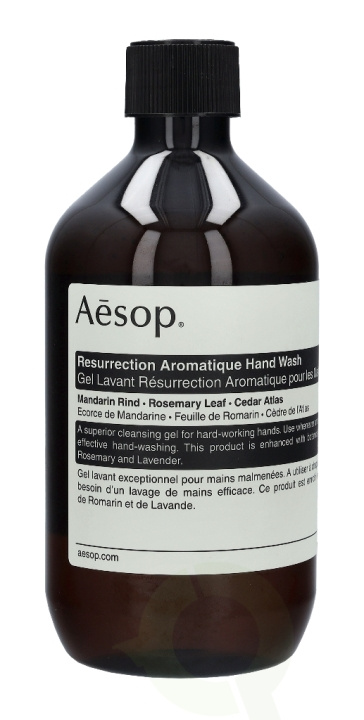 AESOP Resurrection Aromatique Hand Wash 500 ml With Screw Cap in the group BEAUTY & HEALTH / Skin care / Body health / Bath & Shower gels at TP E-commerce Nordic AB (C49347)