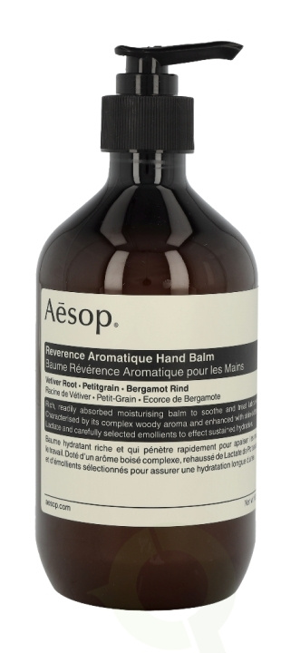AESOP Reverence Aromatique Hand Balm 500 ml in the group BEAUTY & HEALTH / Manicure / Pedicure / Hand Creams at TP E-commerce Nordic AB (C49350)