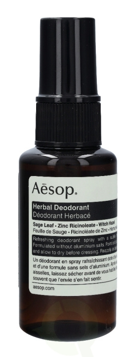 AESOP Herbal Deodorant Spray 50 ml in the group BEAUTY & HEALTH / Fragrance & Perfume / Deodorants / Deodorant for men at TP E-commerce Nordic AB (C49365)