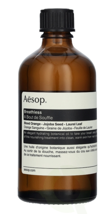 AESOP Breathless Botanical Massage Oil 100 ml in the group BEAUTY & HEALTH / Skin care / Body health / Body lotion at TP E-commerce Nordic AB (C49372)