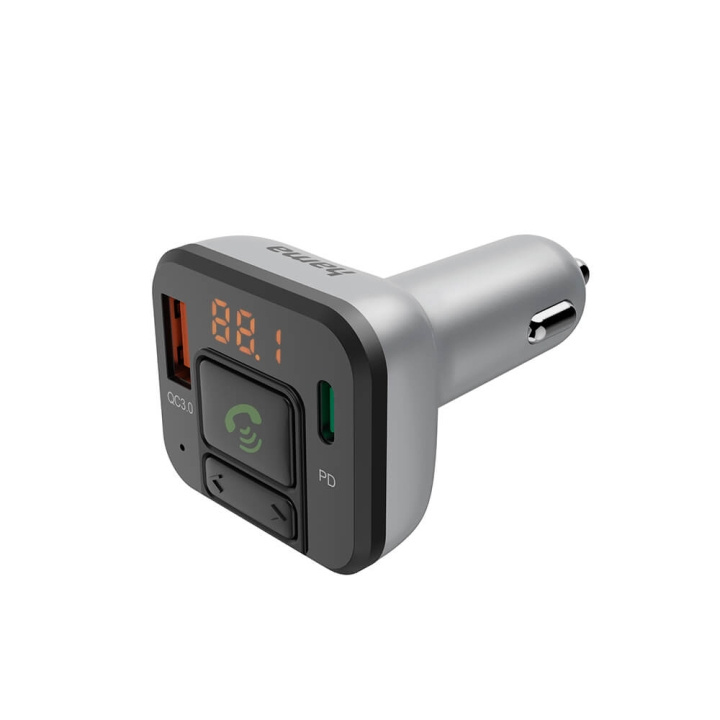 Hama FM-transmitter Bluetooth Hands-Free USB-C PD/QC in the group CAR / Car audio & Multimedia / FM-transmitters at TP E-commerce Nordic AB (C49408)