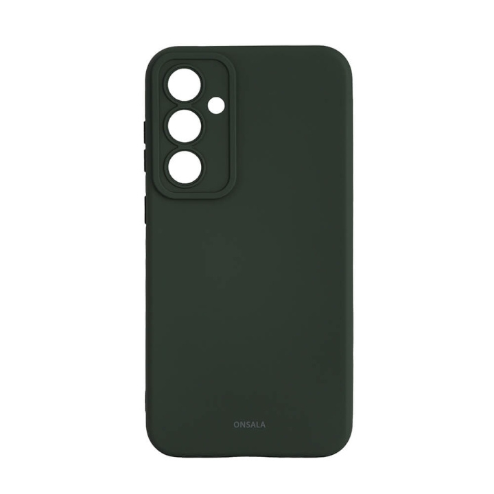 Onsala Phone Case with Silicone Feel Olive Green - Samsung S23 FE 5G in the group SMARTPHONE & TABLETS / Phone cases / Samsung at TP E-commerce Nordic AB (C49429)